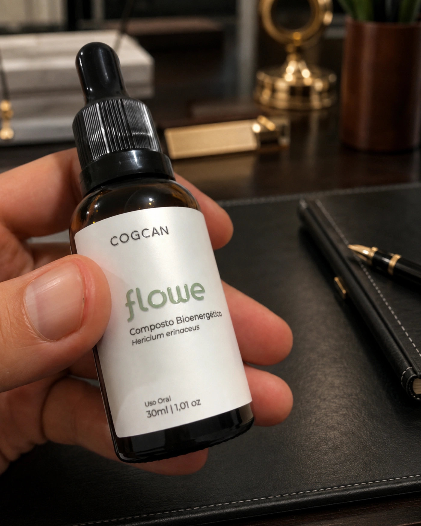Composto COGCAN flowe em uso